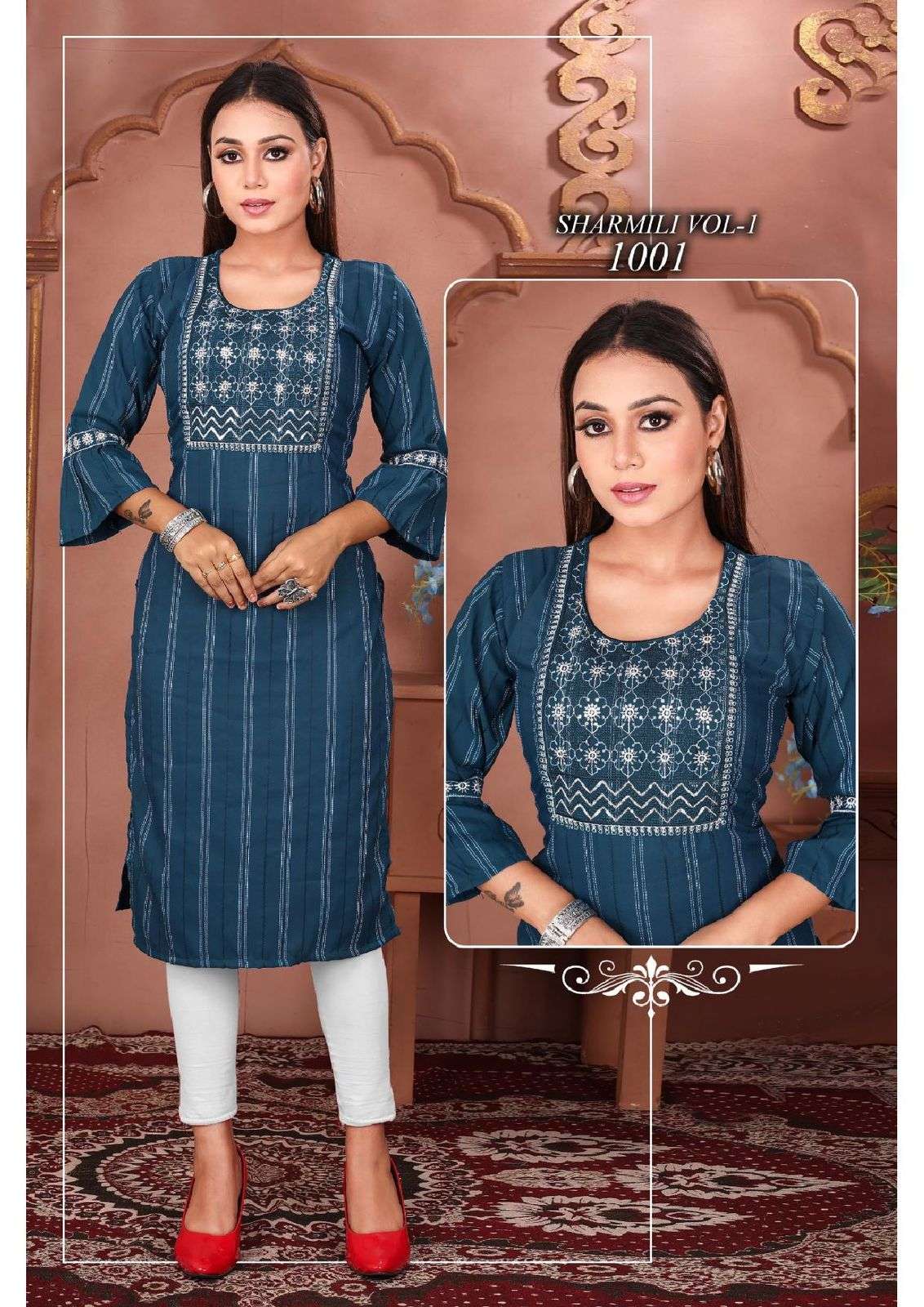 JLF SHARMILI VOL.1 Kurti Wholesale catalog