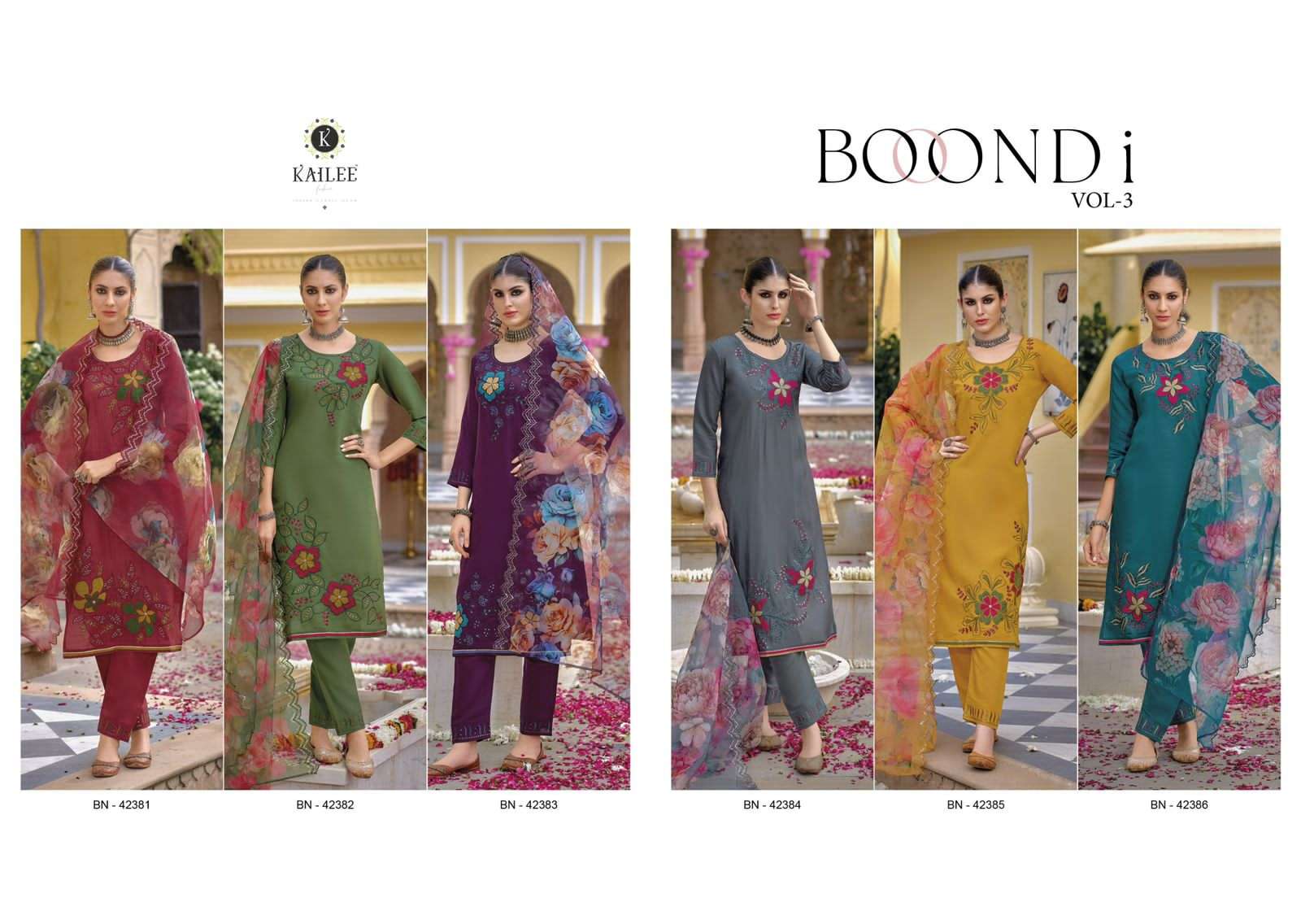 KAILEE FASHION BOONDI VOL -3 CAT Kurti Wholesale catalog