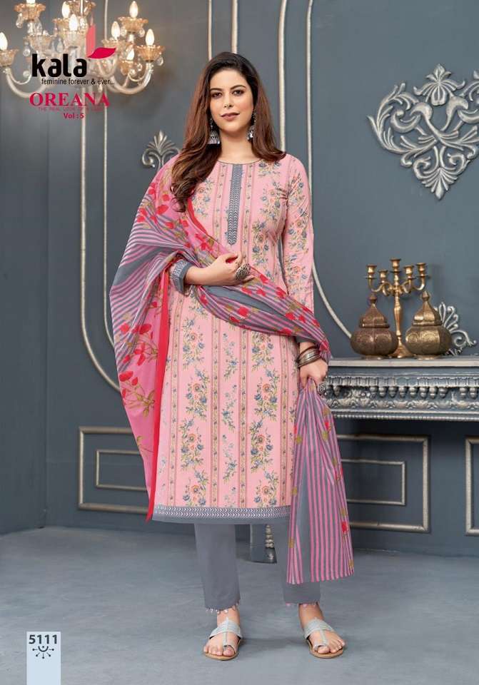 Kala Oreana Vol-5 – Kurti Pant With Dupatta -Wholesale Catalog