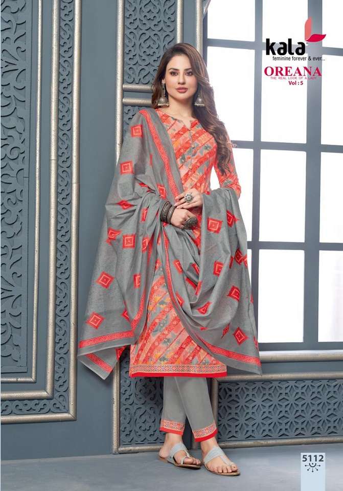 Kala Oreana Vol-5 – Kurti Pant With Dupatta -Wholesale Catalog