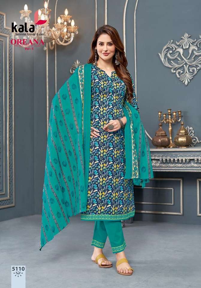 Kala Oreana Vol-5 – Kurti Pant With Dupatta -Wholesale Catalog