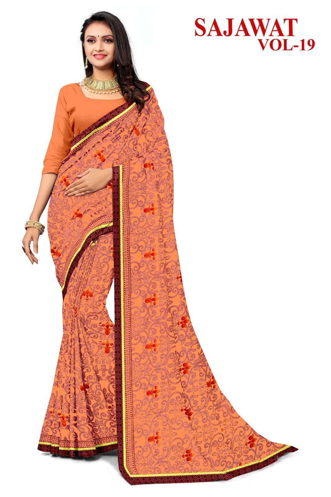 KAMYA SAJAWAT VL-19 SAREES Wholesale catalog