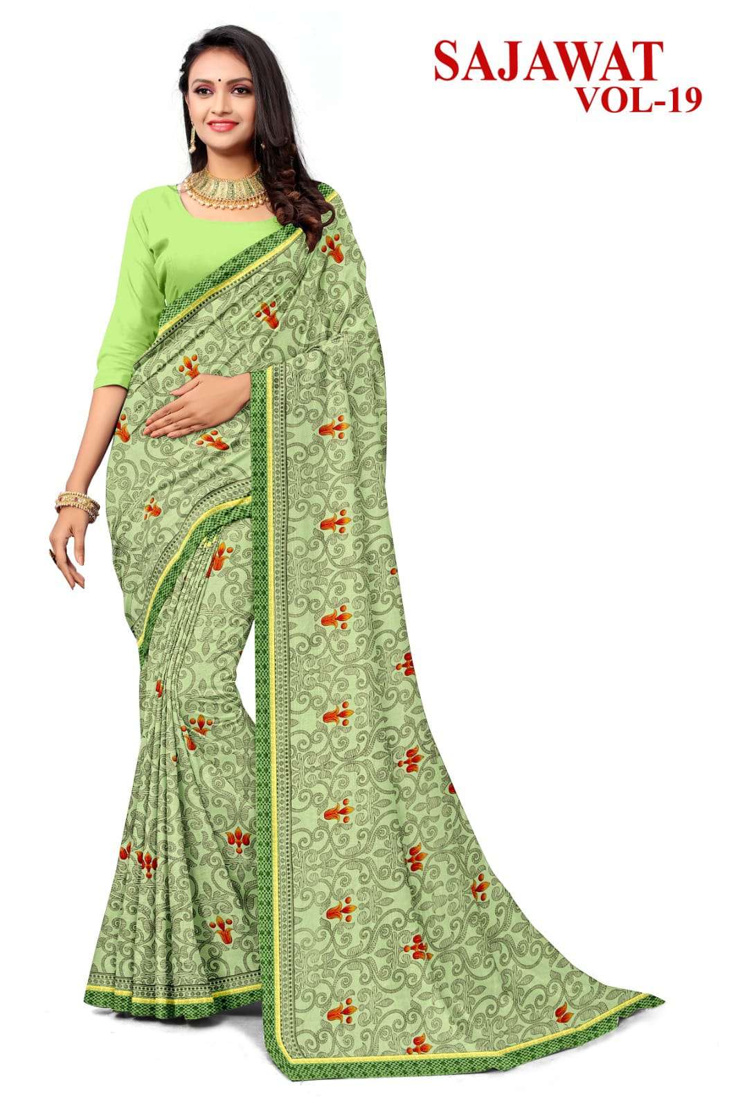 KAMYA SAJAWAT VL-19 SAREES Wholesale catalog