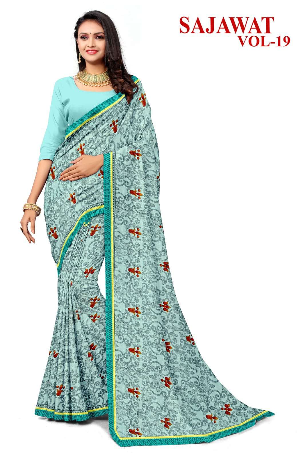 KAMYA SAJAWAT VL-19 SAREES Wholesale catalog