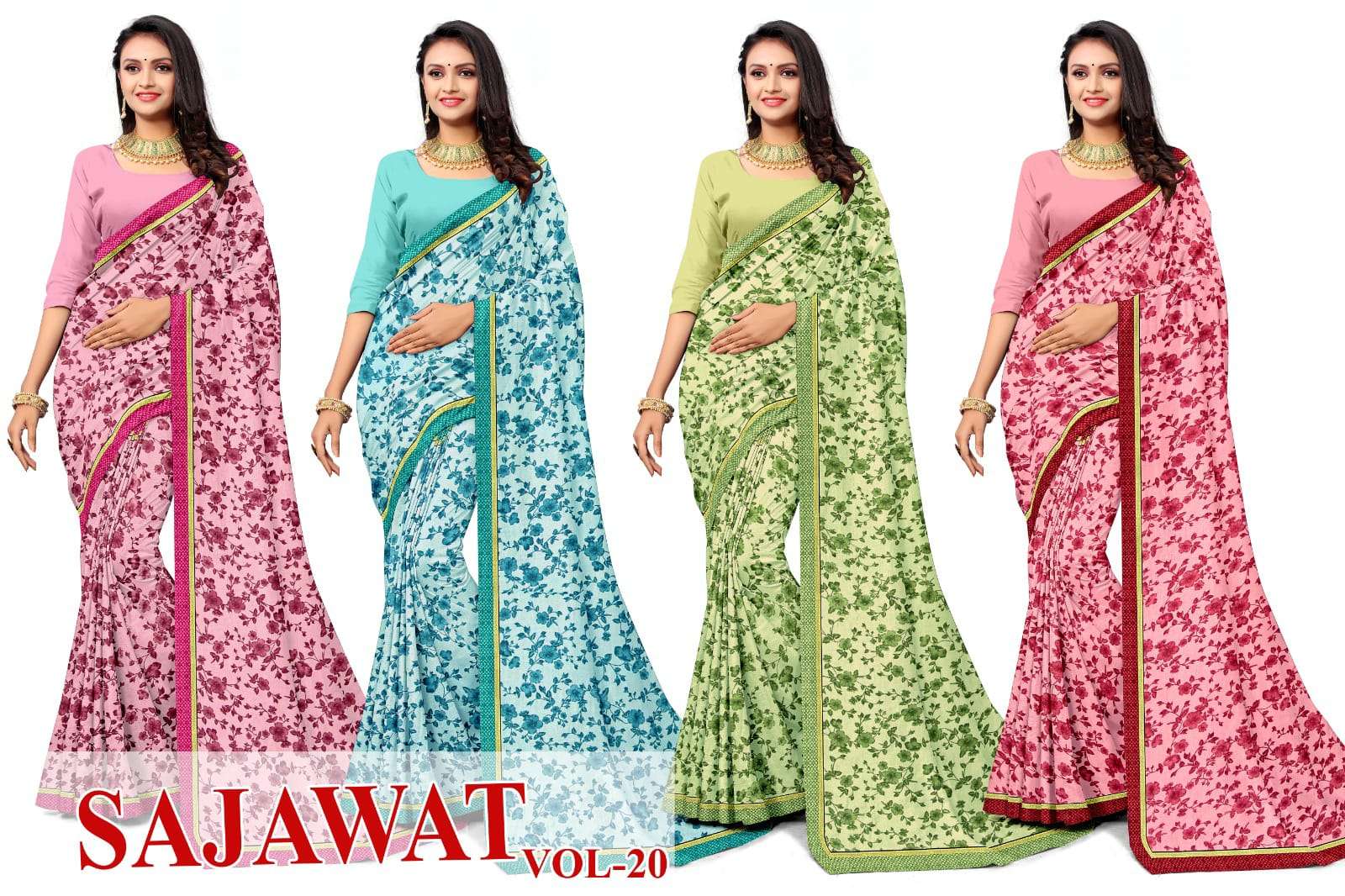 KAMYA SAJAWAT VL-20 SAREES Wholesale catalog