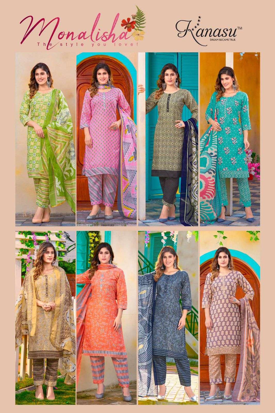 KANASU MONALISHA Kurti Wholesale catalog