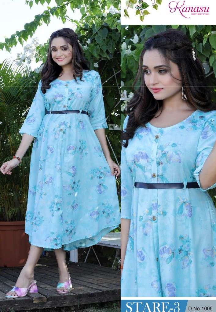 KANASU STARE VOL-3 Kurti Wholesale catalog