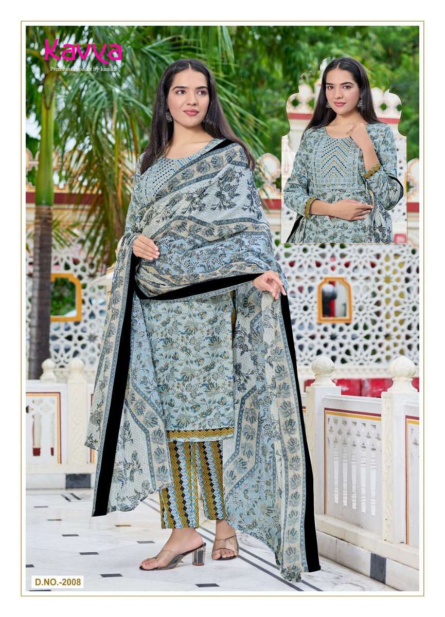 Kavya Pashmina Vol-2 – Kurti Pant With Dupatta - Wholesale Catalog