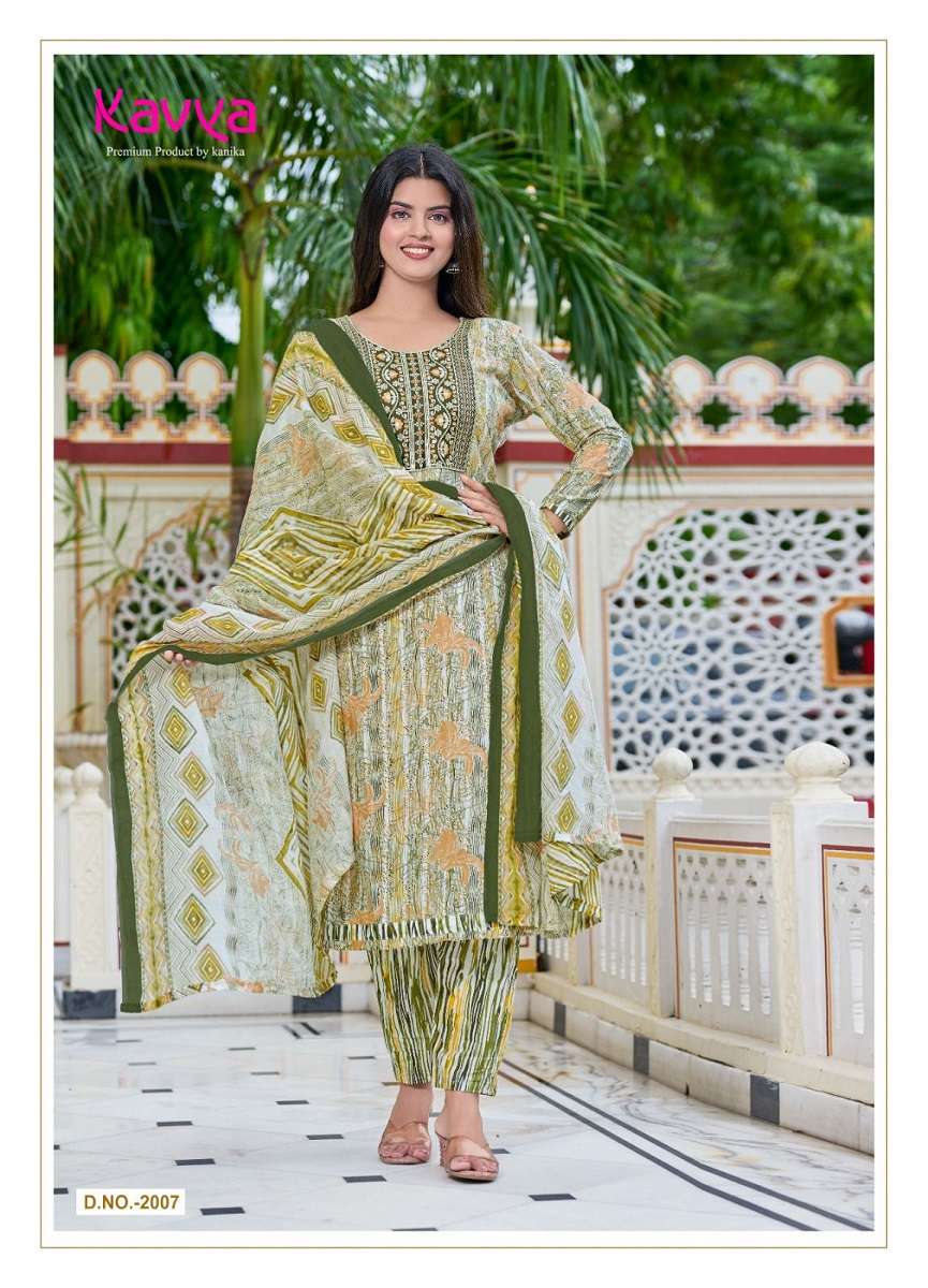 Kavya Pashmina Vol-2 – Kurti Pant With Dupatta - Wholesale Catalog