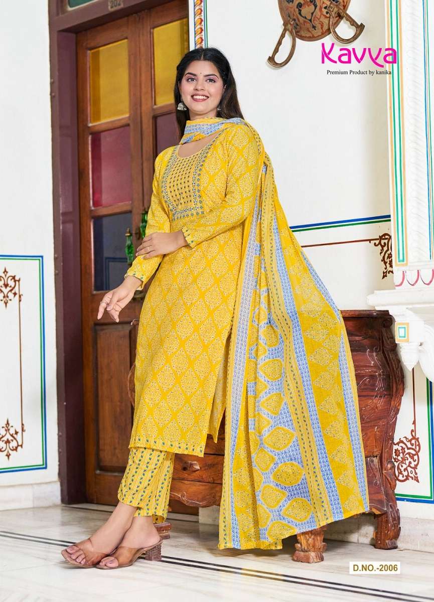 Kavya Pashmina Vol-2 – Kurti Pant With Dupatta - Wholesale Catalog