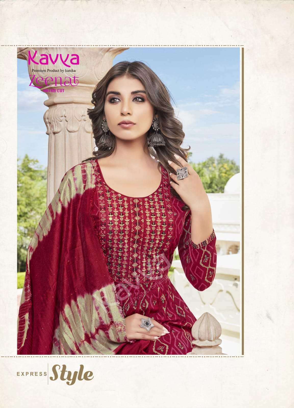 KAVYA ZEENAT VOL 3 naira cut Kurti Wholesale catalog