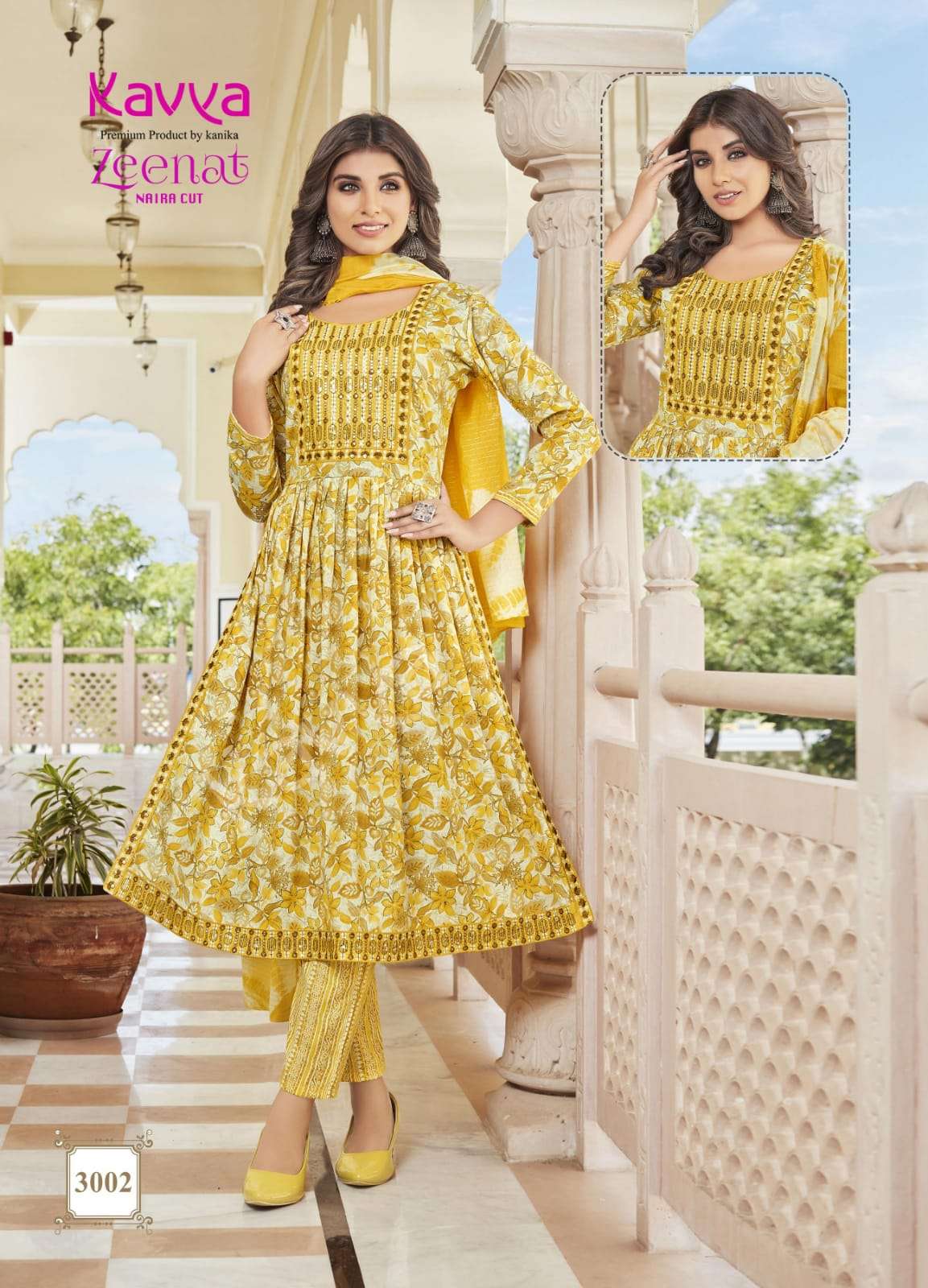 KAVYA ZEENAT VOL 3 naira cut Kurti Wholesale catalog