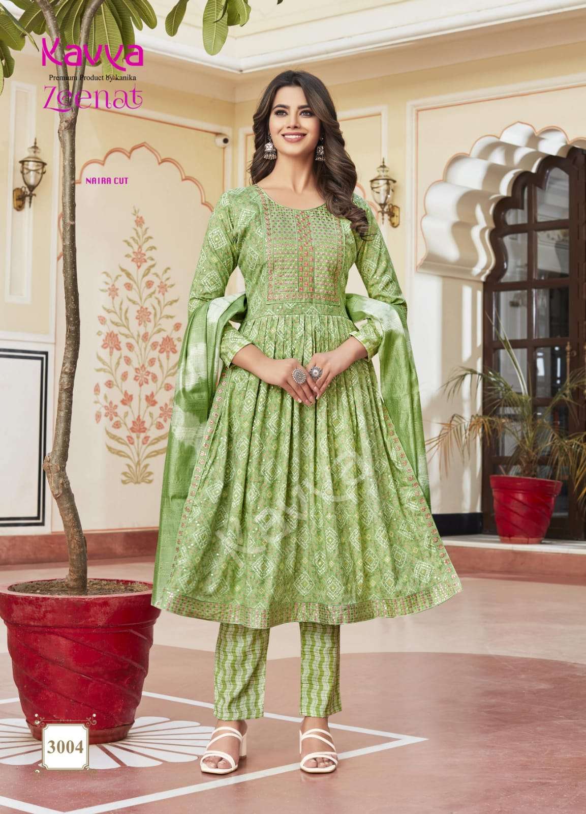 KAVYA ZEENAT VOL 3 naira cut Kurti Wholesale catalog
