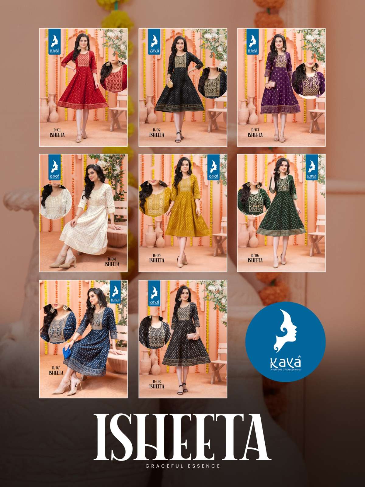 KAYA ISHEETA Kurti Wholesale catalog