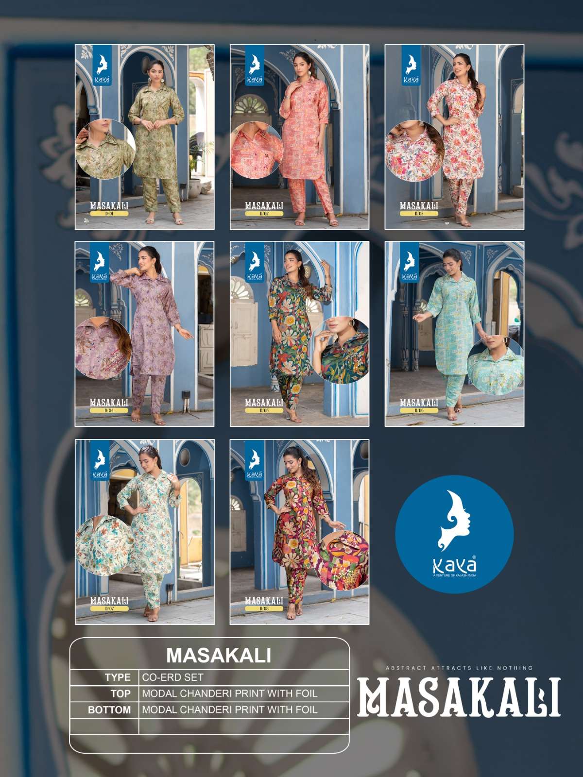 KAYA MASAKALI CO-ORD SET Kurti Wholesale catalog