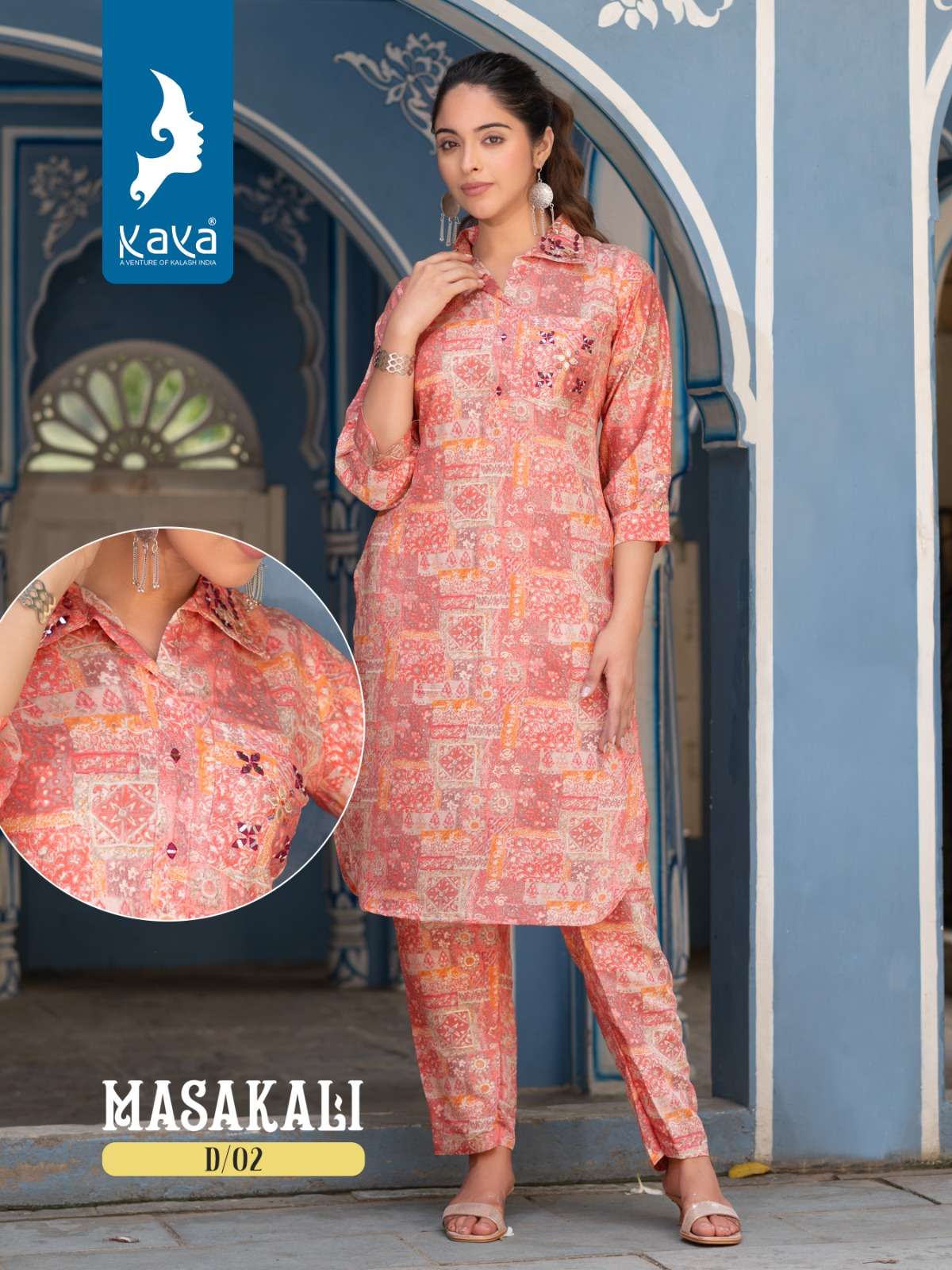 KAYA MASAKALI CO-ORD SET Kurti Wholesale catalog