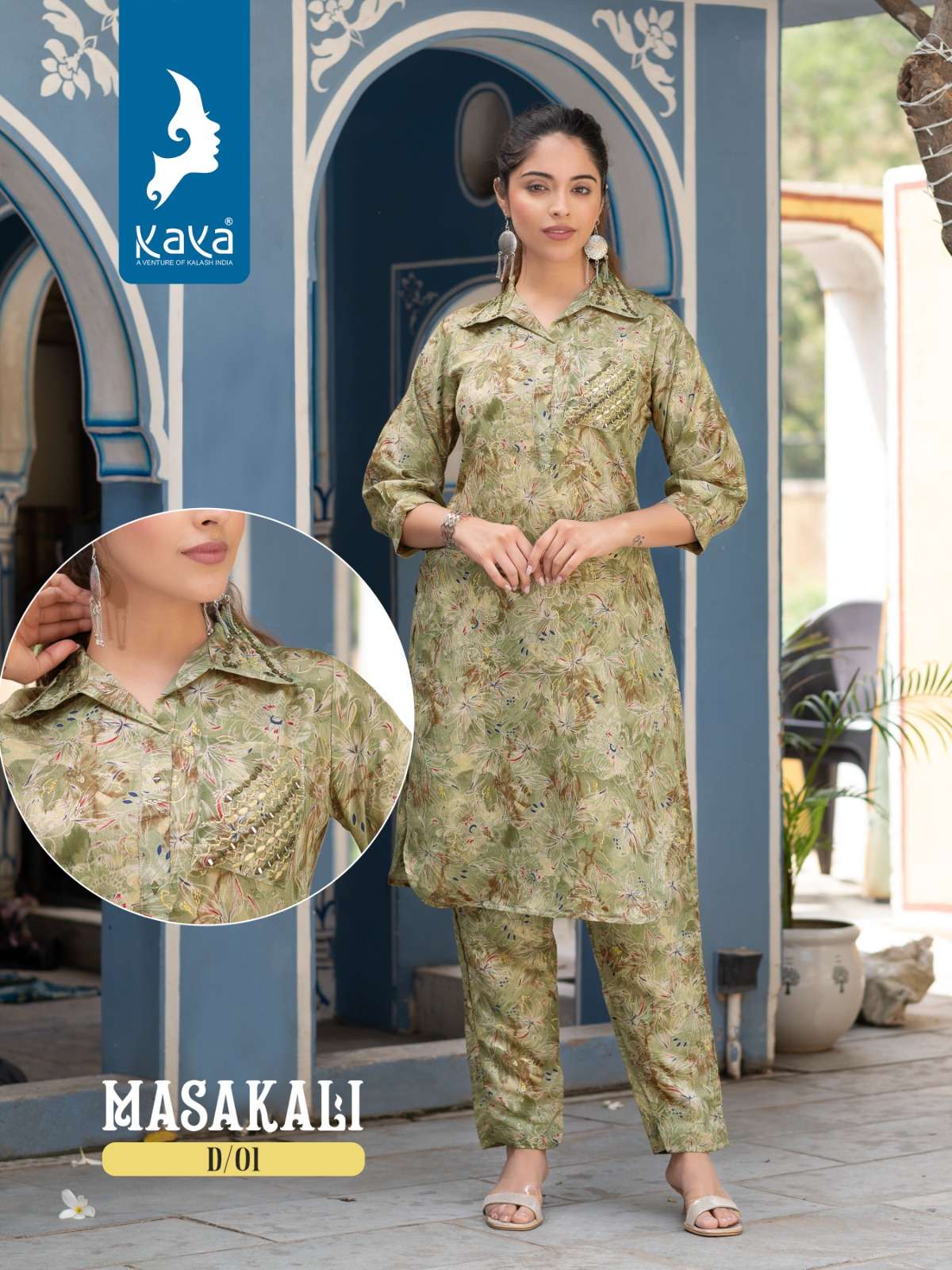 KAYA MASAKALI CO-ORD SET Kurti Wholesale catalog