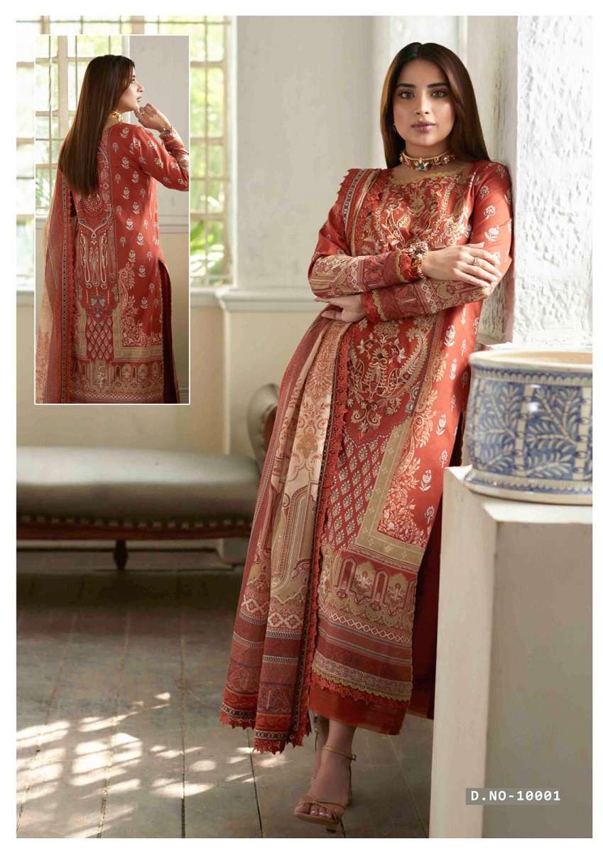 Keval Zara Ali Firduous Vol-10 -Dress Material -Wholesale Catalog