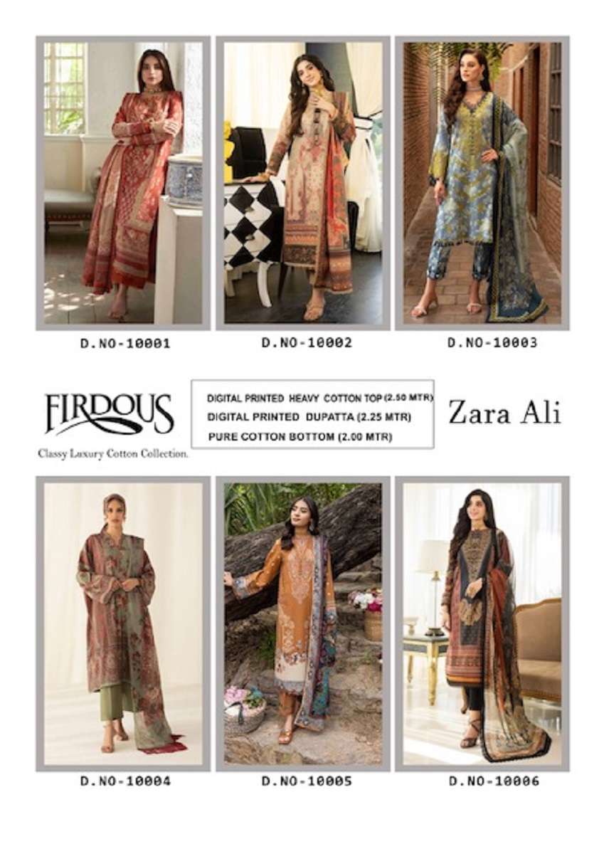 Keval Zara Ali Firduous Vol-10 -Dress Material -Wholesale Catalog