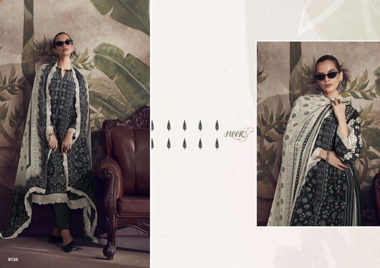 Kimora Heer Humsafar Maslin Digital Salwar Kameez Wholesale catalog