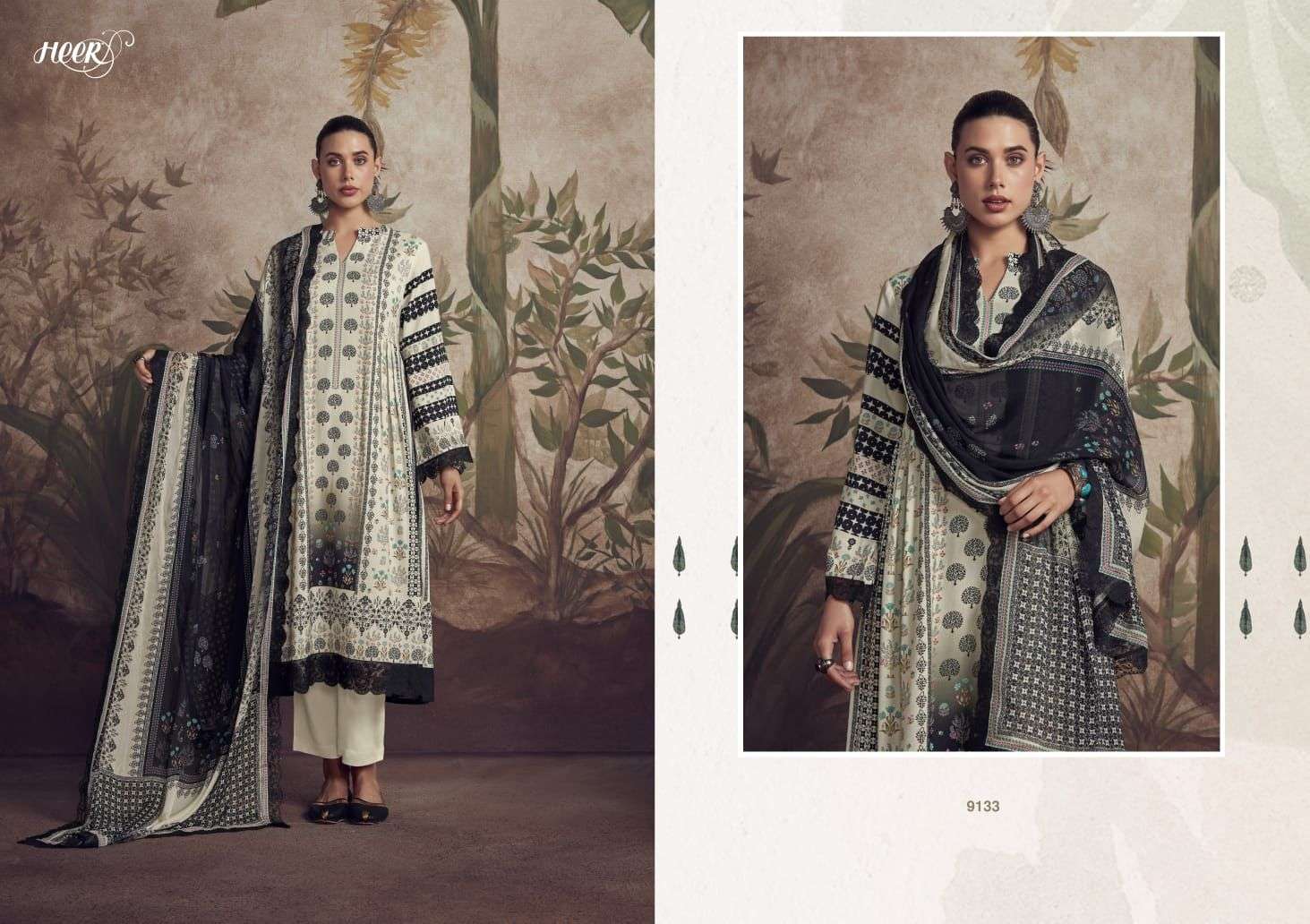 Kimora Heer Humsafar Maslin Digital Salwar Kameez Wholesale catalog