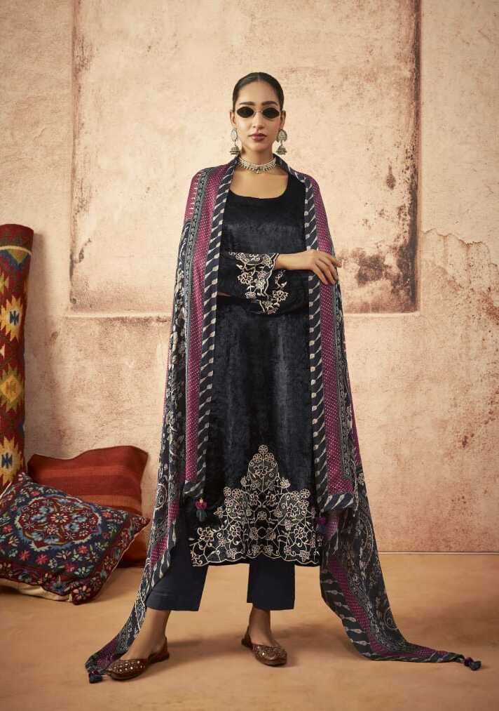 Kimora Heer Libaas E Ishq Velvet Salwar Kameez Wholesale catalog 