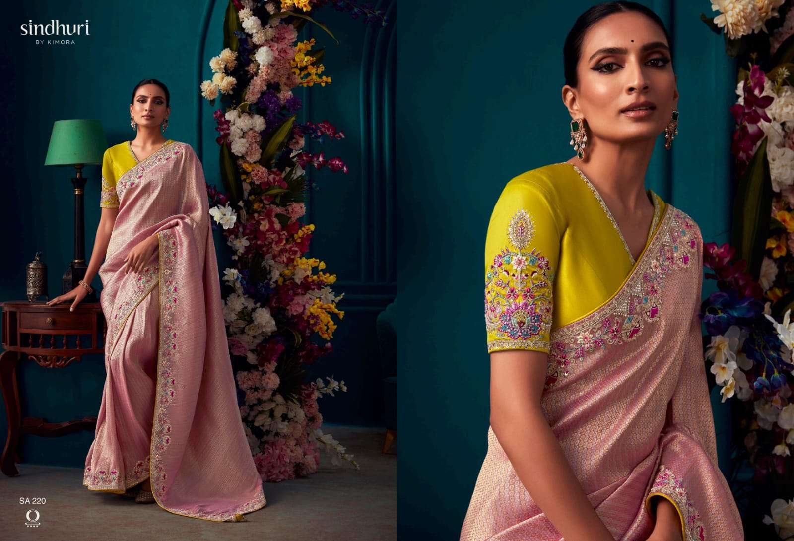 Kimora Sindhuri Tyohaar Festive Wear Heavy Saree Wholesale catalog