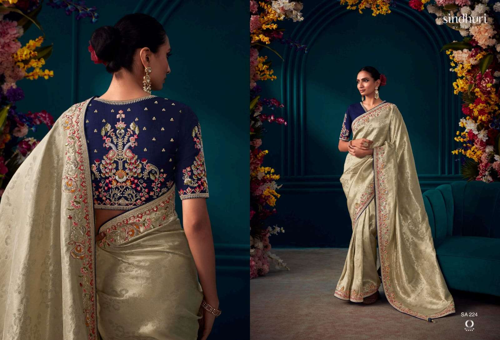 Kimora Sindhuri Tyohaar Festive Wear Heavy Saree Wholesale catalog