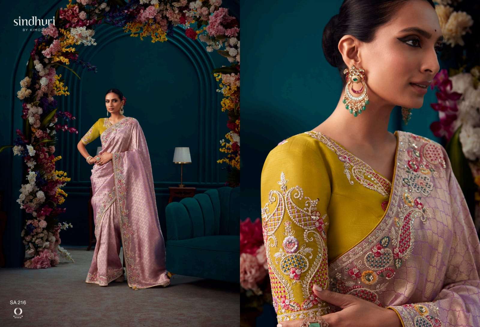 Kimora Sindhuri Tyohaar Festive Wear Heavy Saree Wholesale catalog