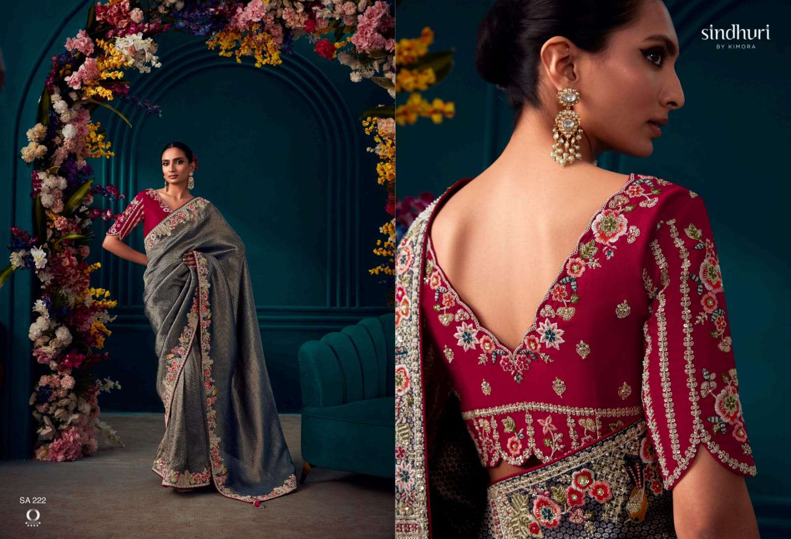 Kimora Sindhuri Tyohaar Festive Wear Heavy Saree Wholesale catalog