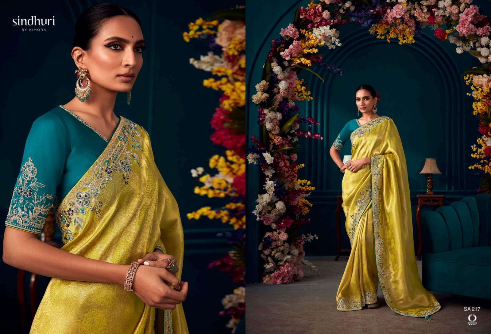 Kimora Sindhuri Tyohaar Festive Wear Heavy Saree Wholesale catalog