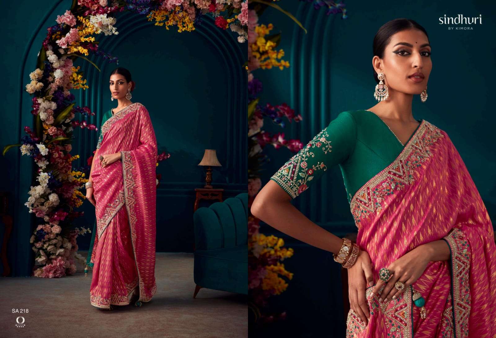Kimora Sindhuri Tyohaar Festive Wear Heavy Saree Wholesale catalog