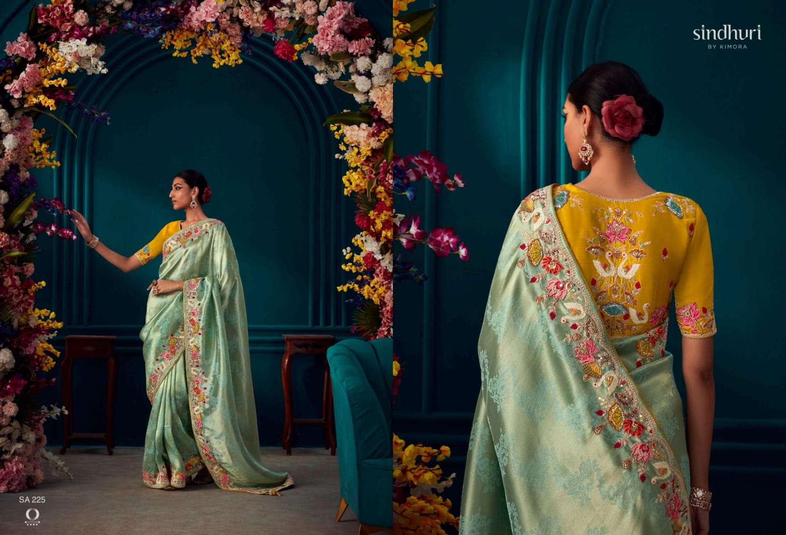 Kimora Sindhuri Tyohaar Festive Wear Heavy Saree Wholesale catalog
