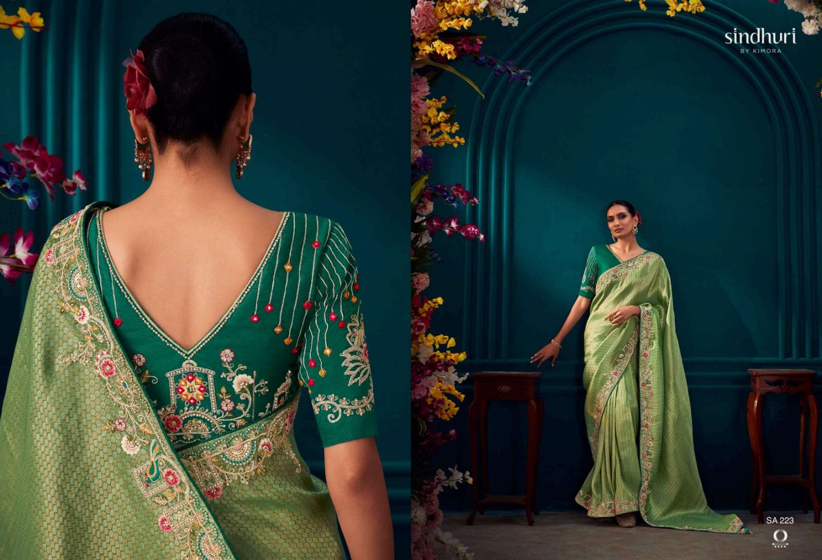 Kimora Sindhuri Tyohaar Festive Wear Heavy Saree Wholesale catalog