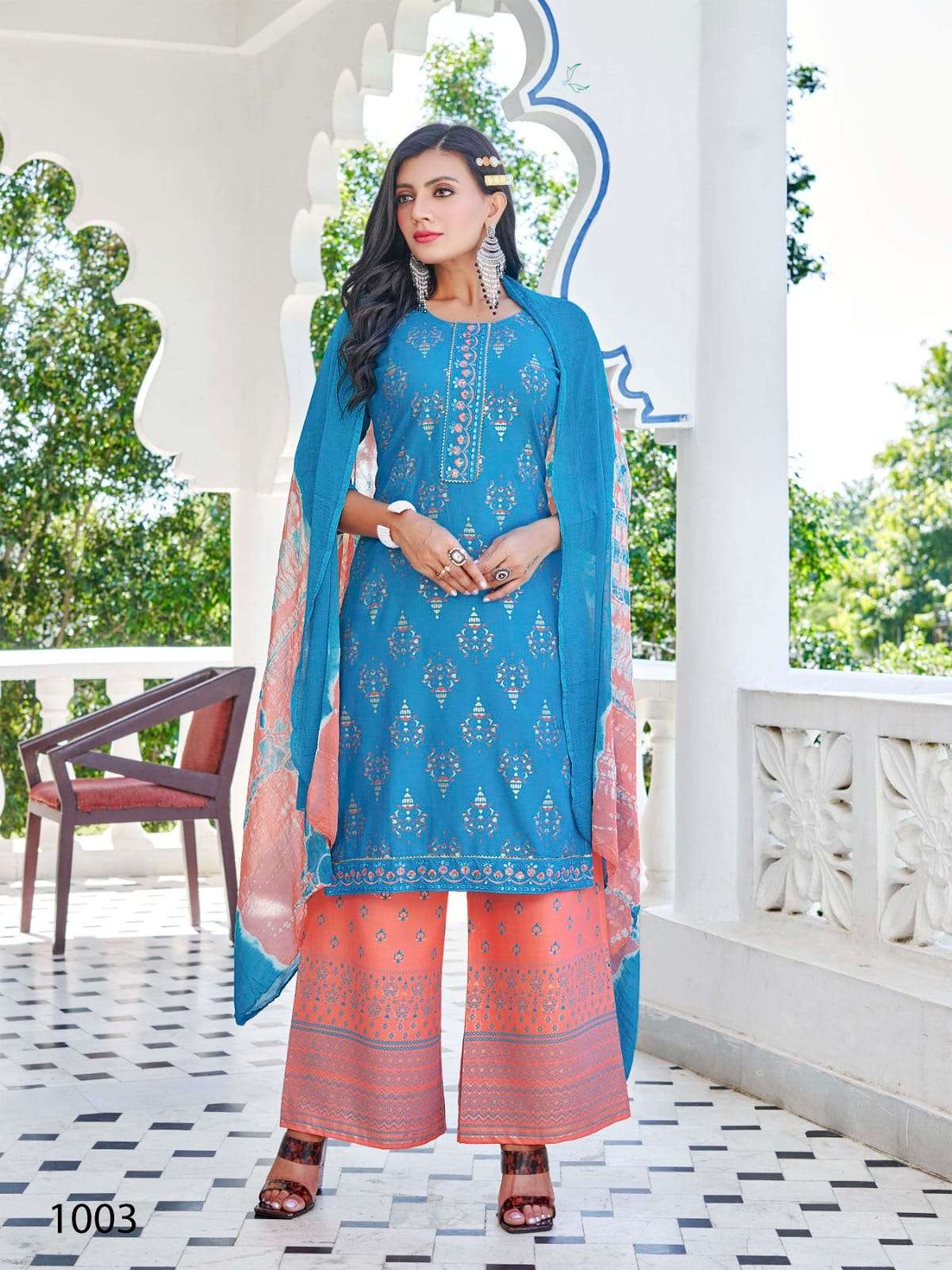 Kinti Ruchita Vol 3 Heavy Rayon Kurti Plazo With Dupatta Wholesale catalog