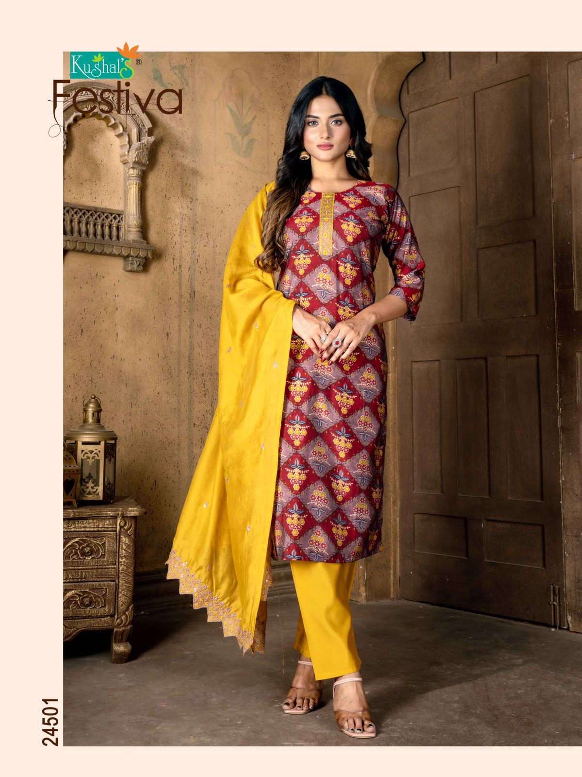 KUSHAL FESTIVA Kurti Wholesale catalog
