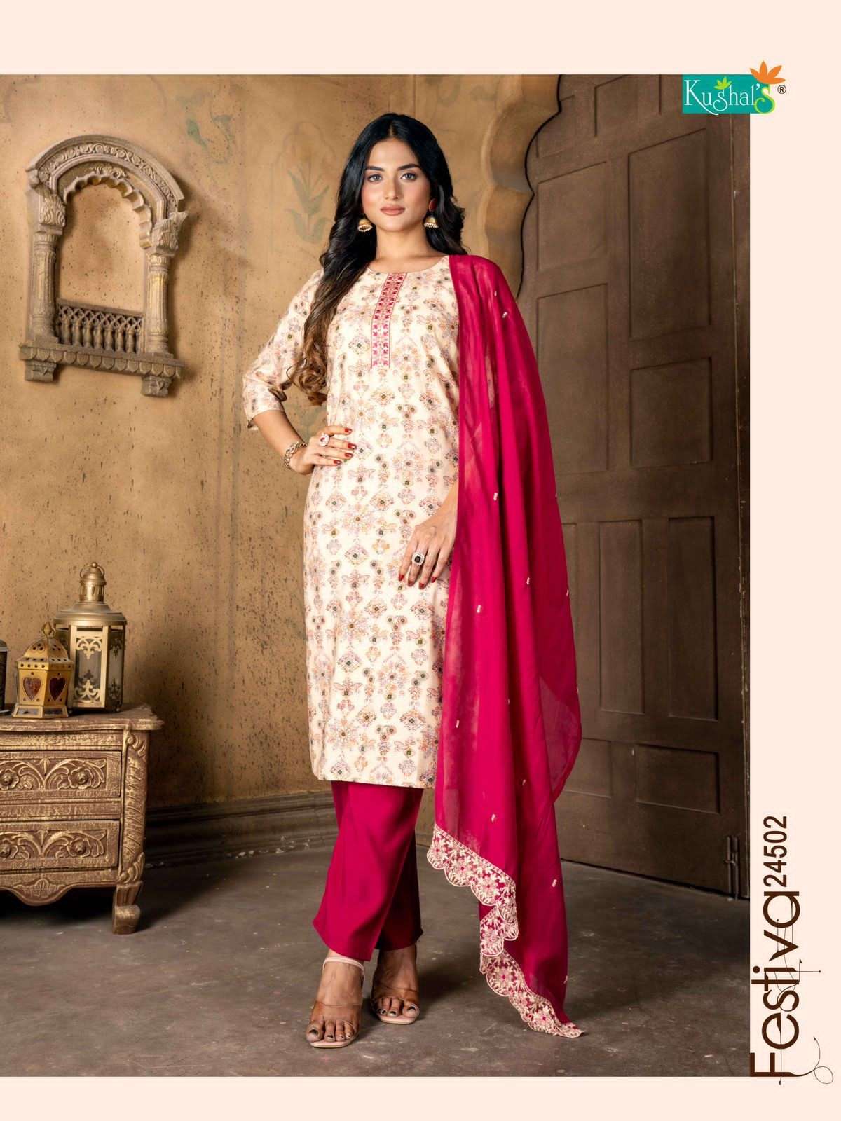 KUSHAL FESTIVA Kurti Wholesale catalog