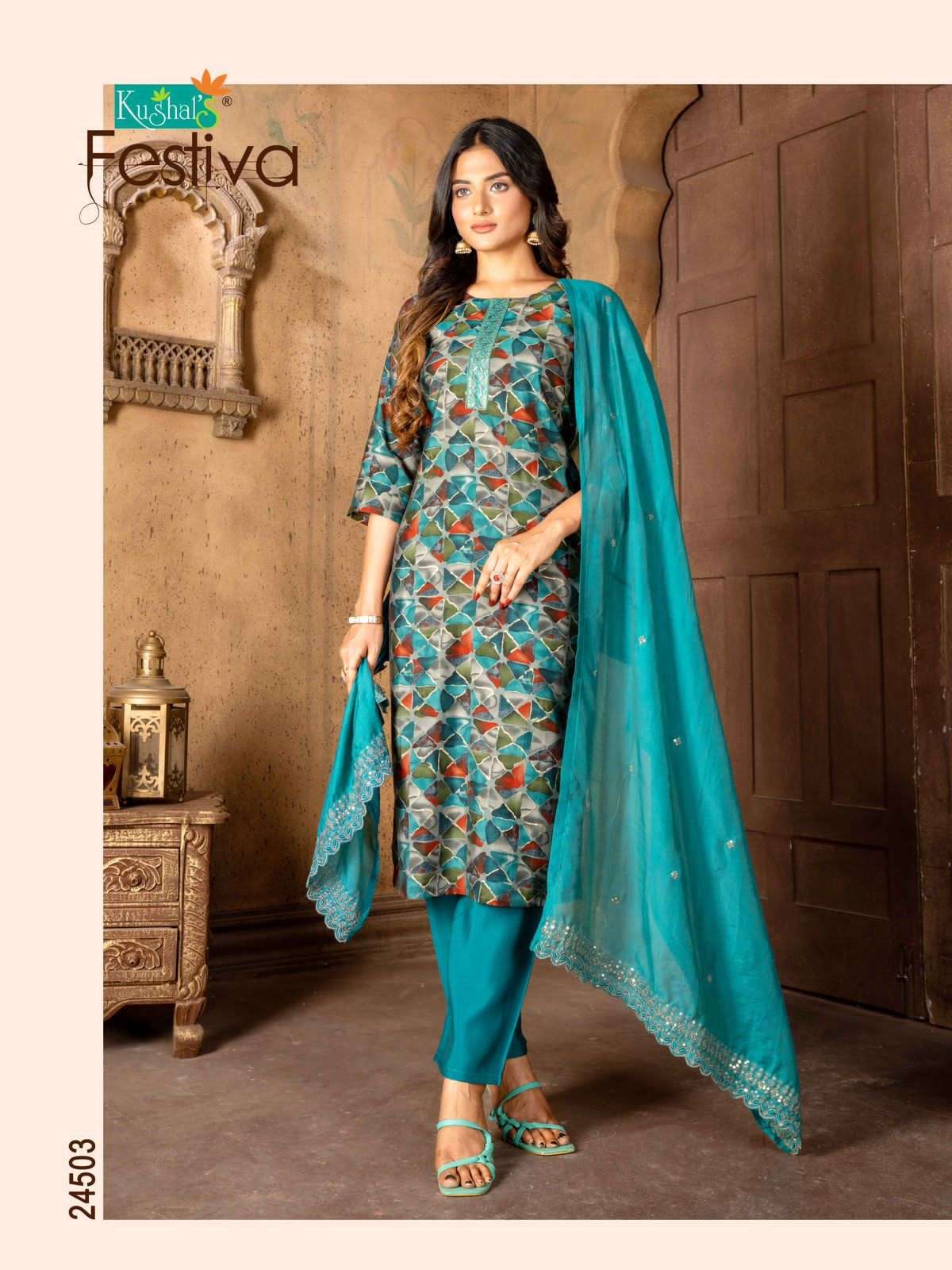 KUSHAL FESTIVA Kurti Wholesale catalog
