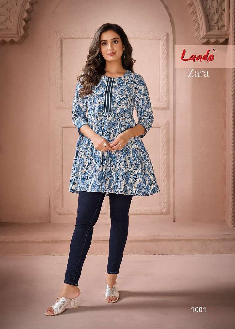 Laado Zara Vol-1 – Fancy Tunic Tops - Wholesale Catalog