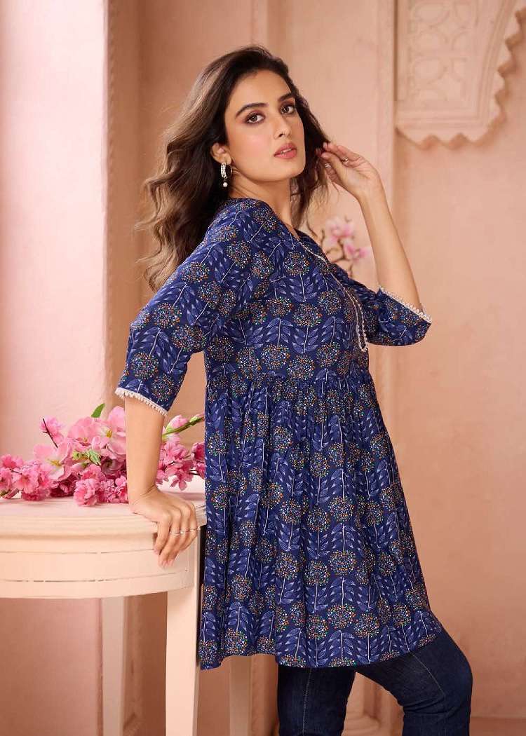 Laado Zara Vol-1 – Fancy Tunic Tops - Wholesale Catalog