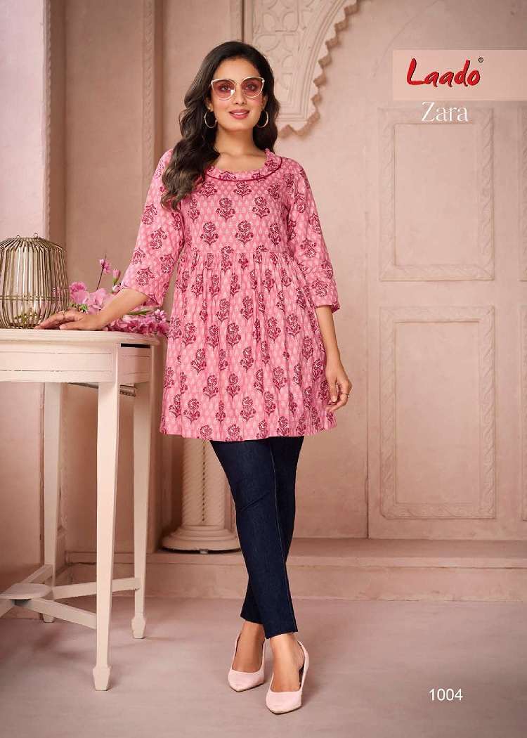 Laado Zara Vol-1 – Fancy Tunic Tops - Wholesale Catalog
