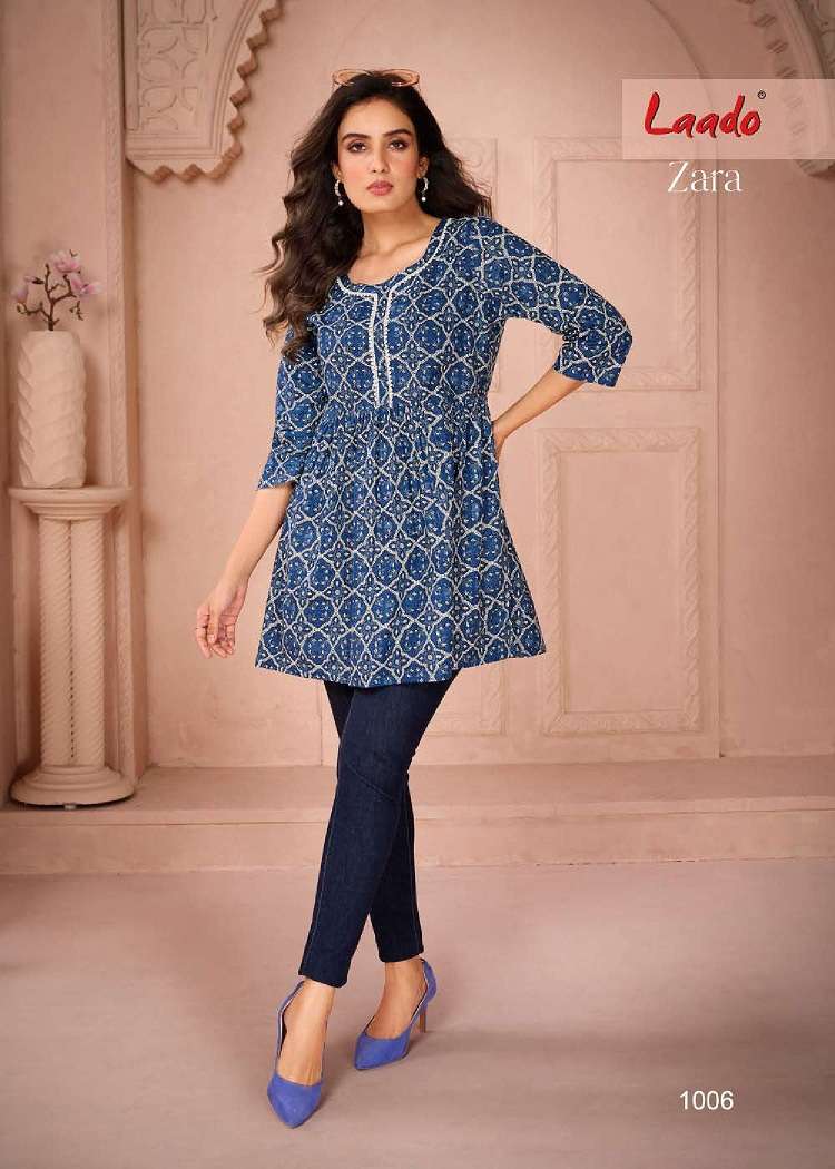 Laado Zara Vol-1 – Fancy Tunic Tops - Wholesale Catalog
