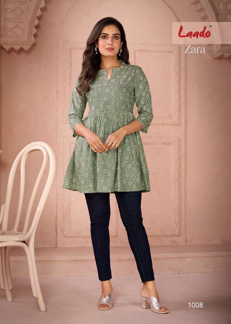 Laado Zara Vol-1 – Fancy Tunic Tops - Wholesale Catalog
