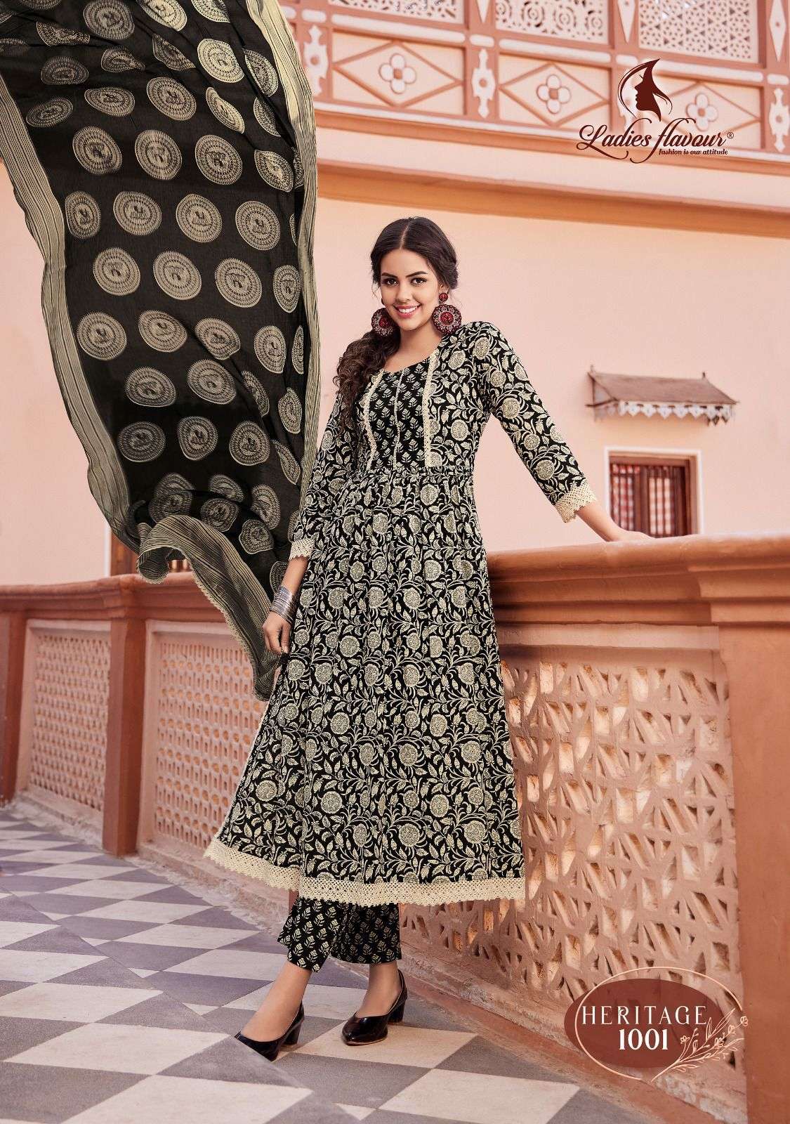Ladies Flavour Heritage Kurti Wholesale catalog