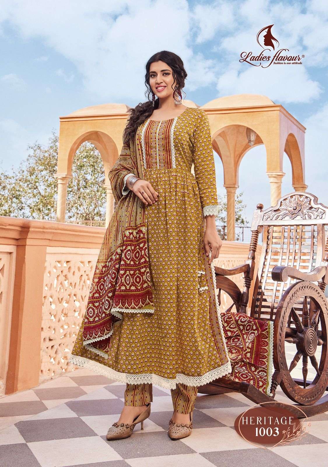 Ladies Flavour Heritage Kurti Wholesale catalog