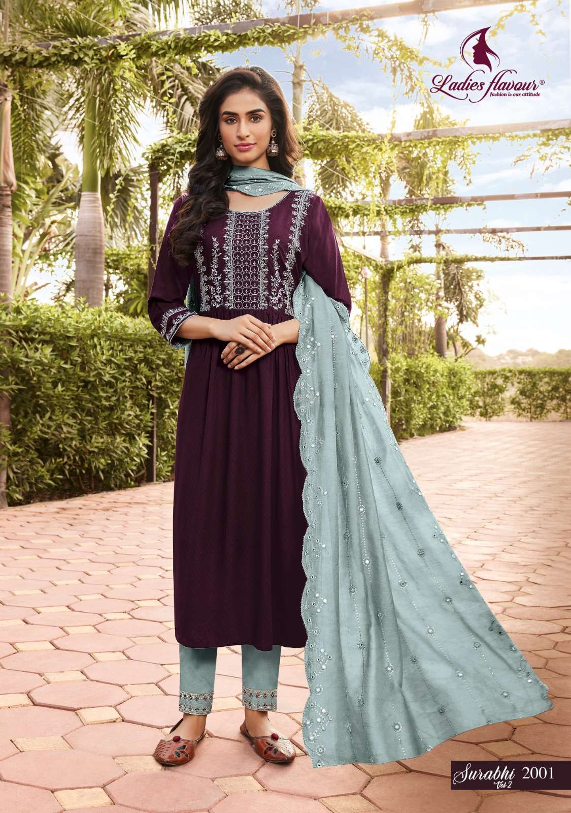 Ladies Flavour Surabhi Vol 2 Kurti Wholesale catalog