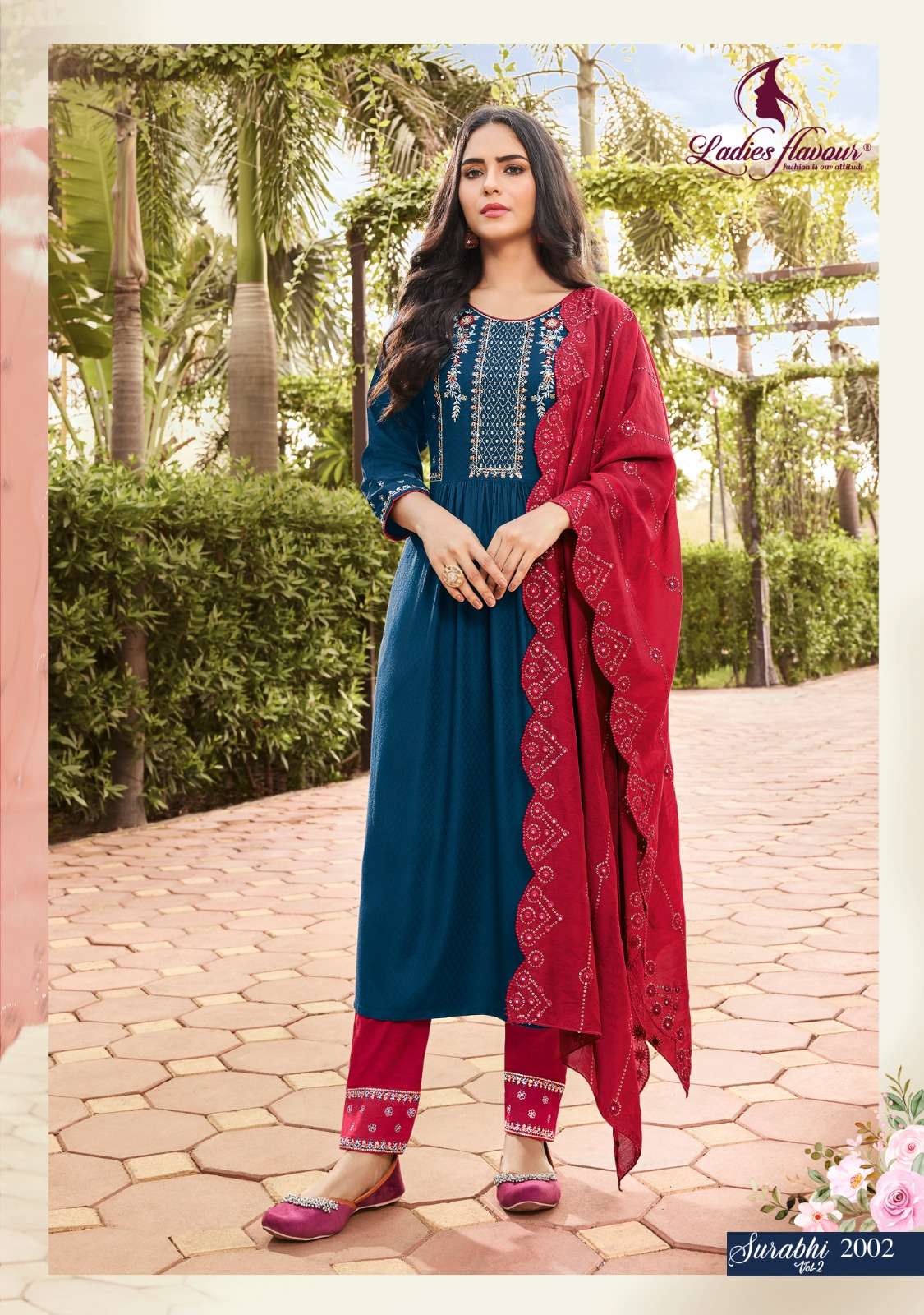 Ladies Flavour Surabhi Vol 2 Kurti Wholesale catalog