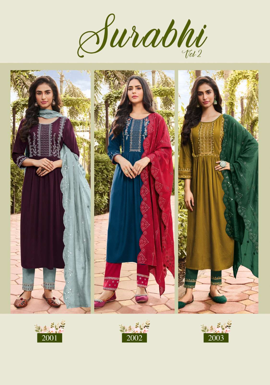 Ladies Flavour Surabhi Vol 2 Kurti Wholesale catalog