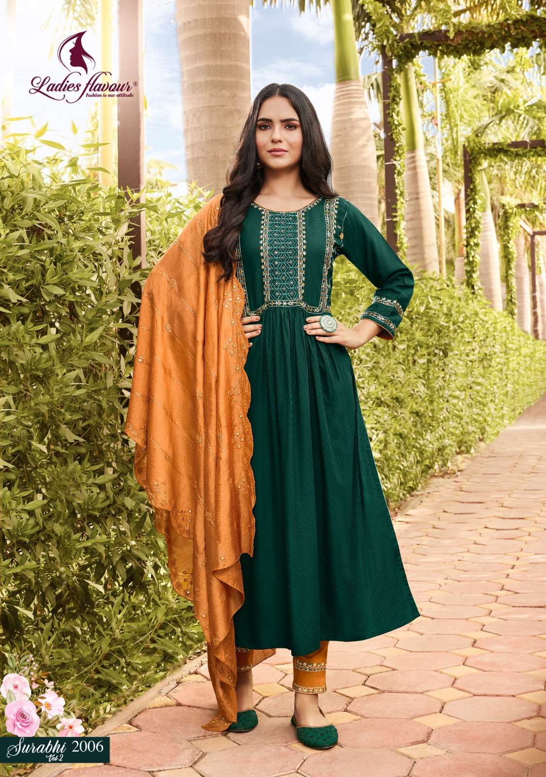 Ladies Flavour Surabhi Vol 2 Kurti Wholesale catalog