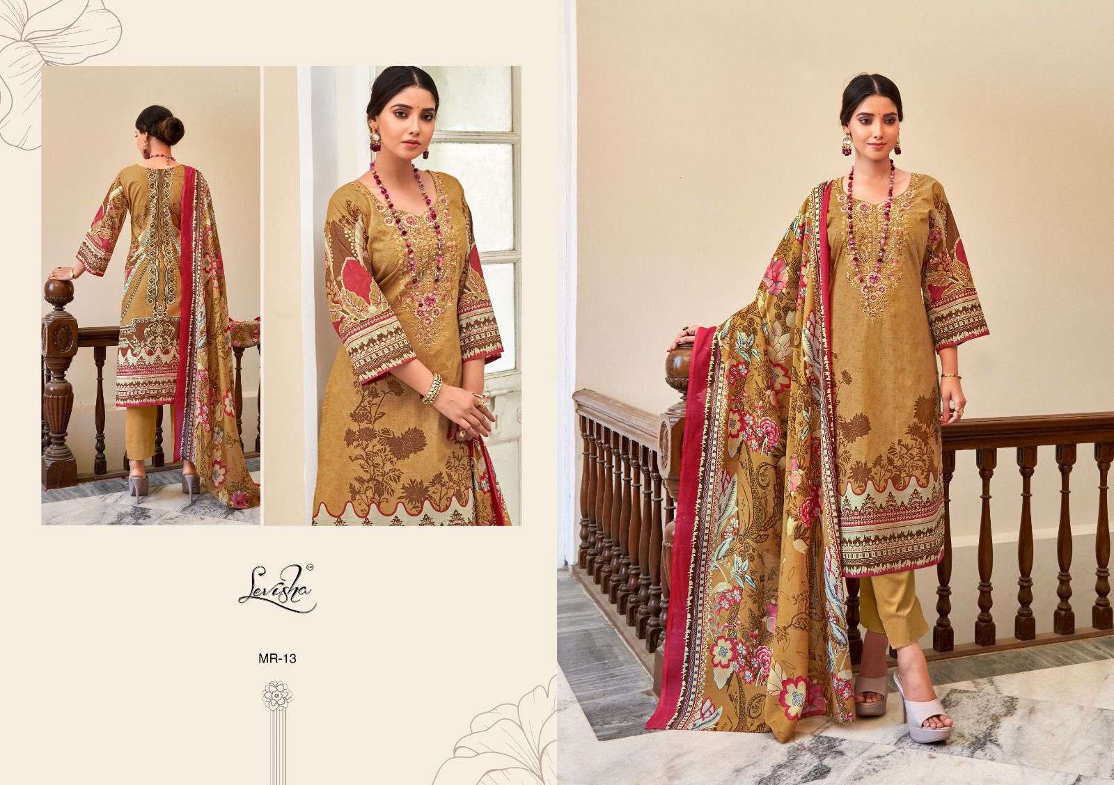Levisha MAHIRI Pakistani LAWN Suits Wholesale catalog